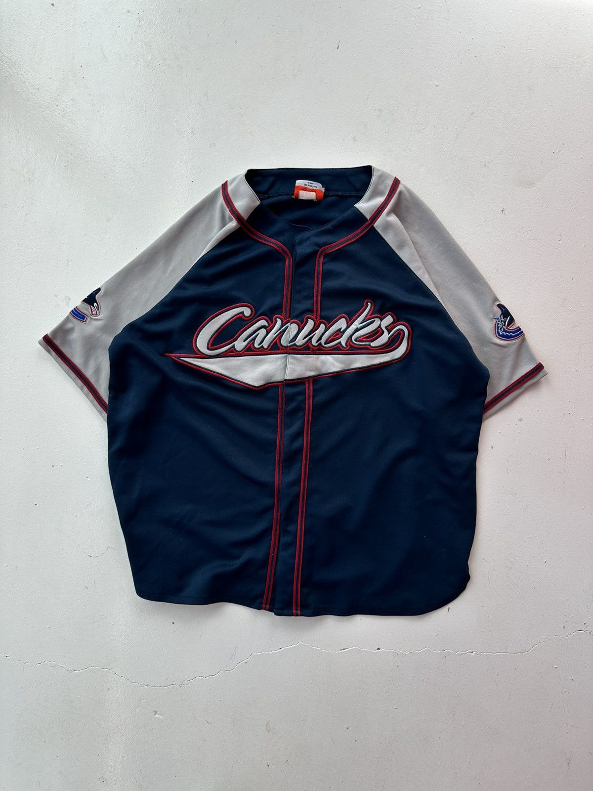 Vintage Vancouver Canucks Baseball Jersey