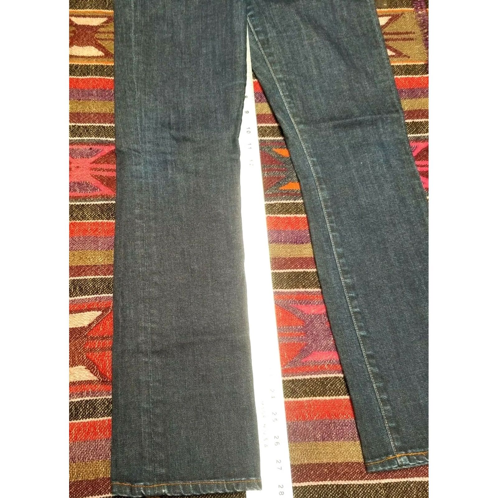 Citizens Of Humanity Citizens of Humanity Women's Jeans Size 25 Low Rise Stretch Elson Straight Leg Blue Size 42" / US 20 - 3 Thumbnail