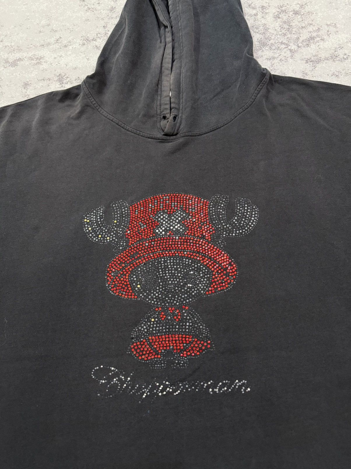 One Piece Sun Faded🔥ONE PIECE TONY TONY COPPER SWEATSHIRT HOODIE Size US XXL / EU 58 / 5 - 5 Thumbnail
