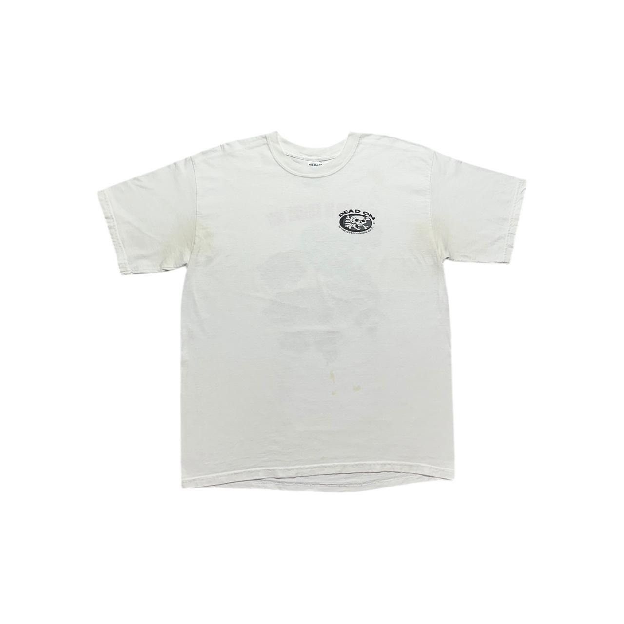Gildan × Vintage Y2K Dead On Skeleton This Job is Killing Me T-Shirt Size US L / EU 52-54 / 3 - 2 Thumbnail