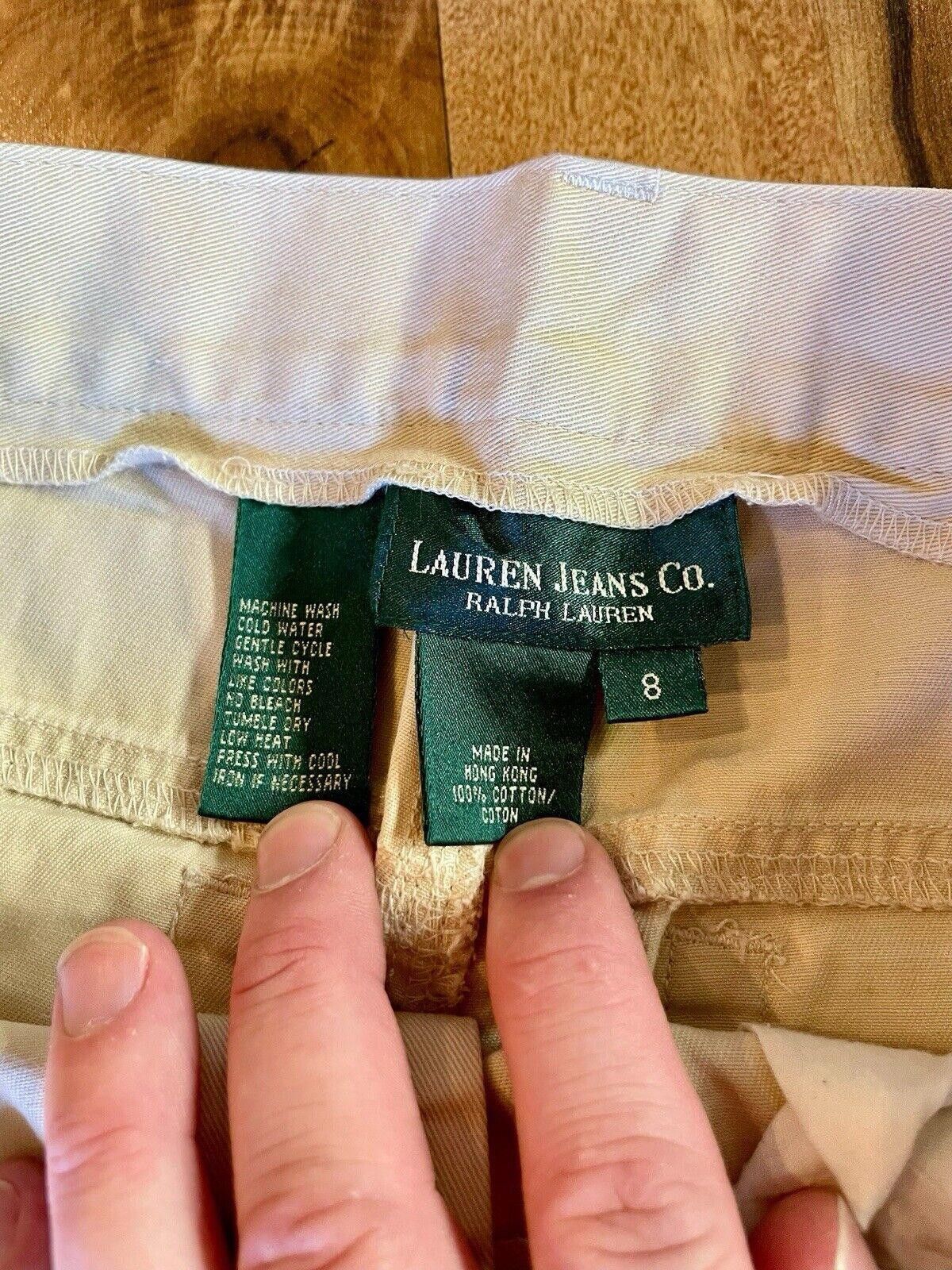 Polo Ralph Lauren Ralph Lauren Women’s White Jeans Pants Sz 8 (A1) Size 30" / US 8 / IT 44 - 3 Thumbnail