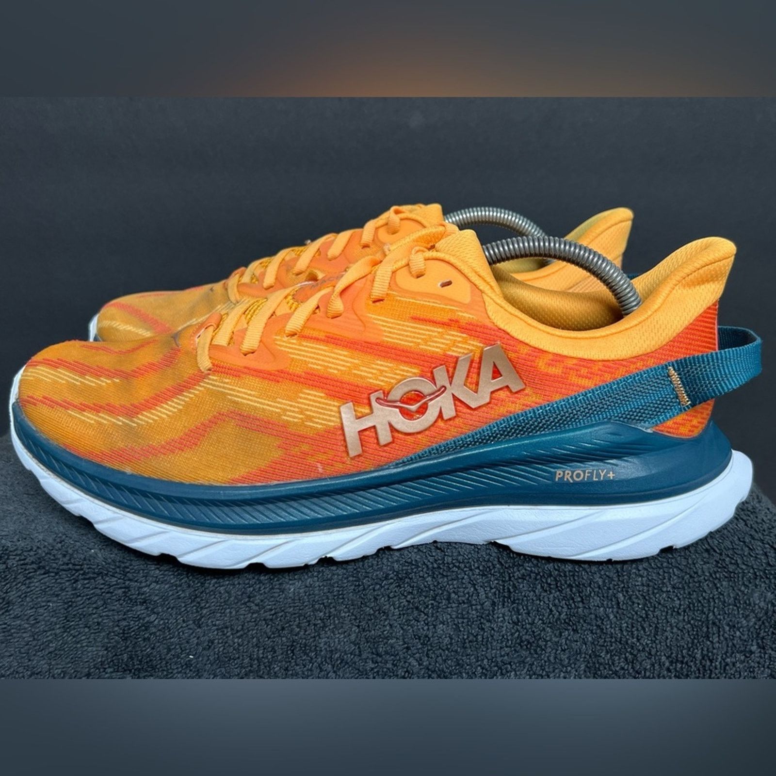 Hoka Hoka One Mach Supersonic Mens 10.5D Orange Running Sneakers Size US 10.5 / EU 43-44 - 1 Thumbnail