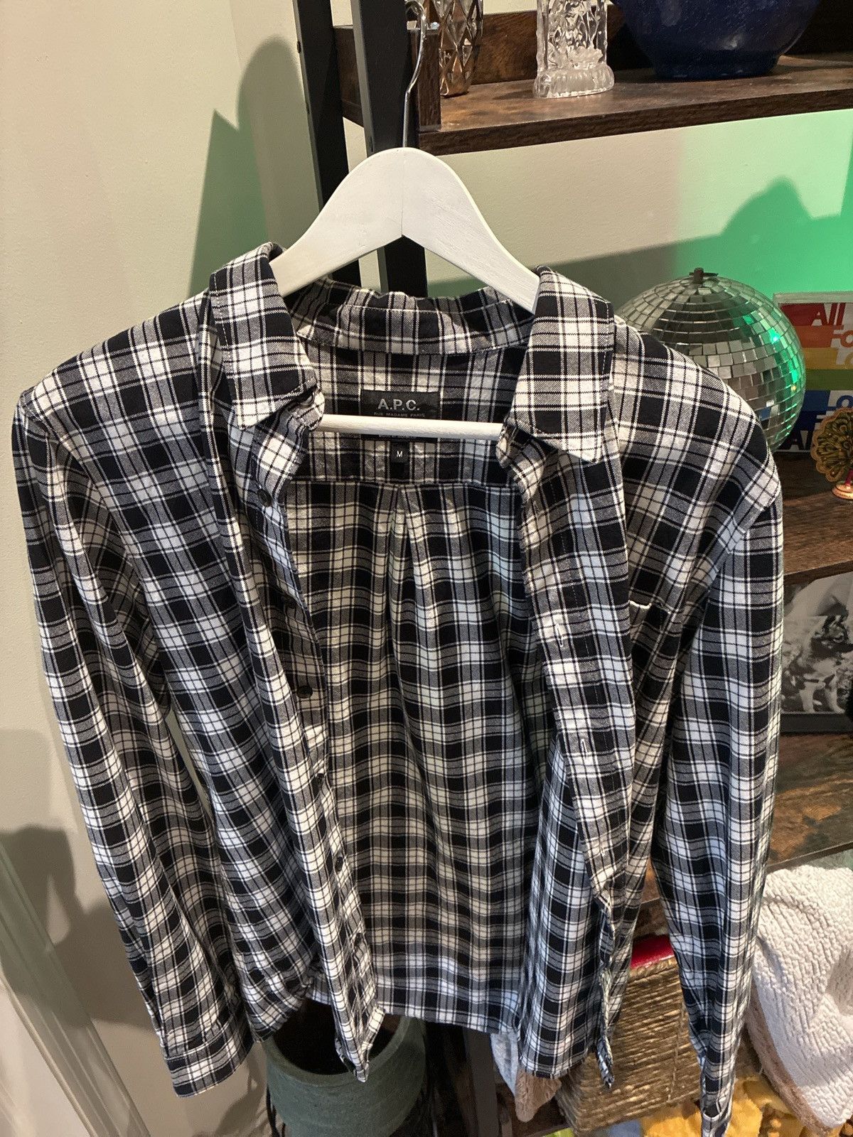 A.P.C. Plaid APC button up Size US M / EU 48-50 / 2 - 2 Thumbnail