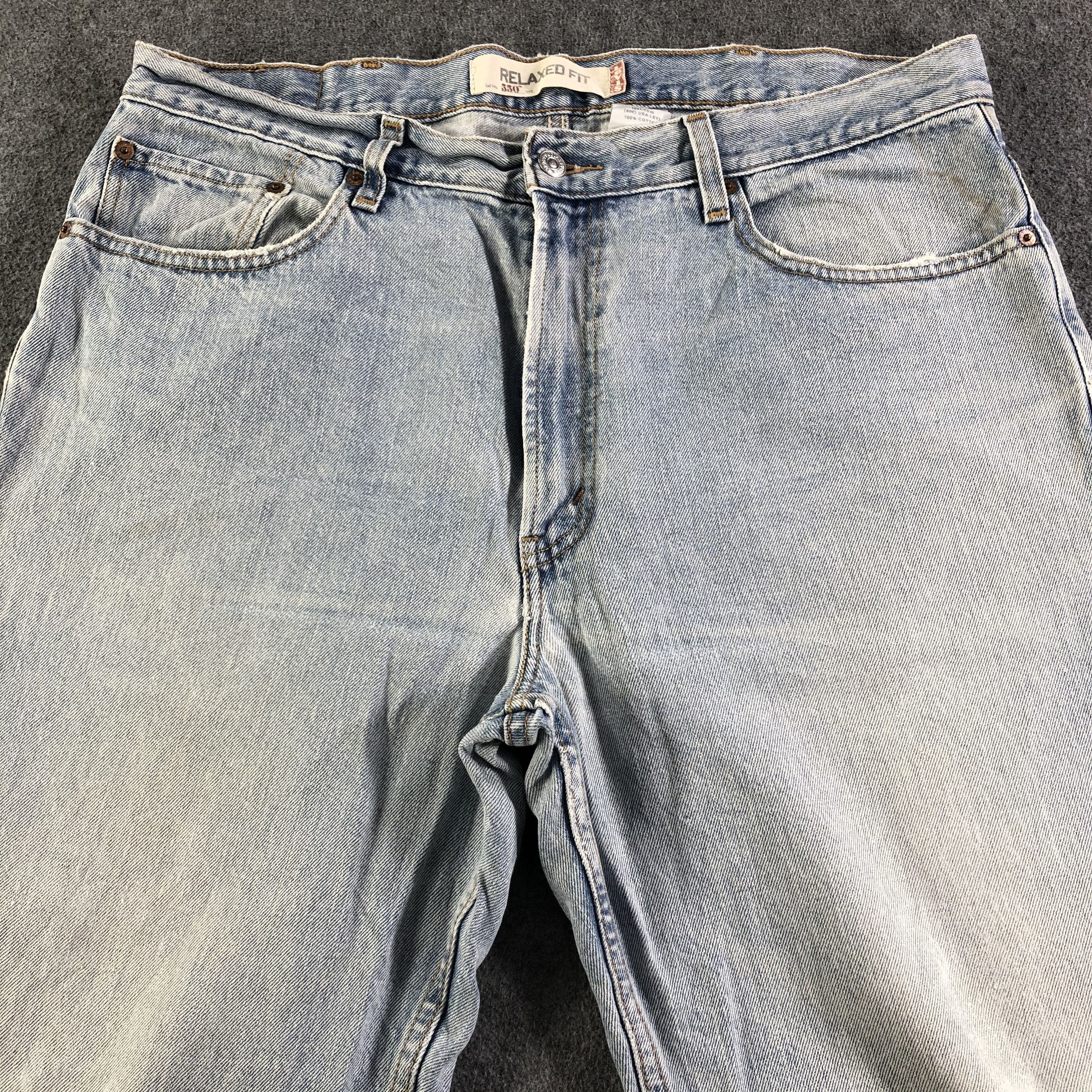 Levi's Vintage Light Wash Levis 550 Jeans-J3162 Size US 38 / EU 54 - 3 Thumbnail