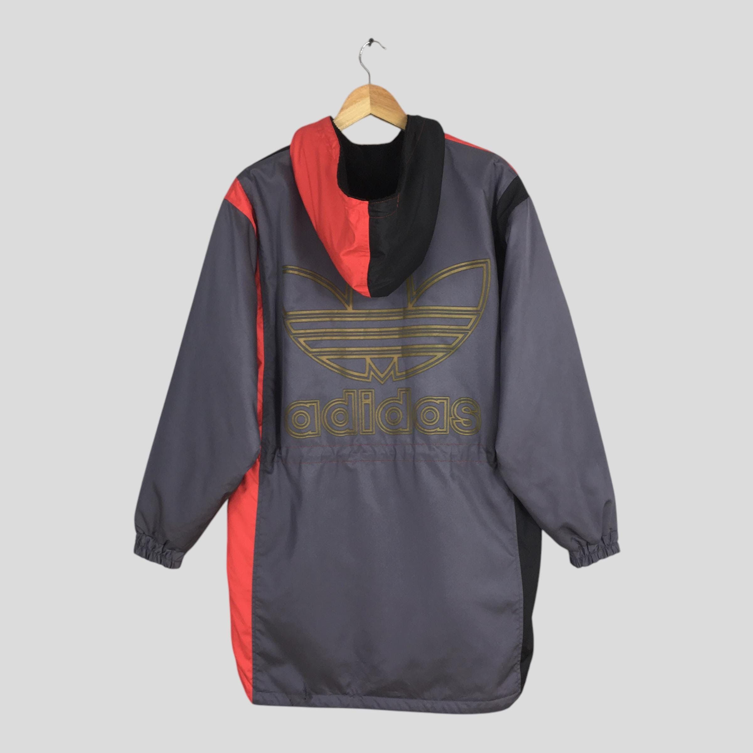 Adidas 90s Adidas Trefoil Logo Multicolor Hoodie Jacket Medium Size US M / EU 48-50 / 2 - 8 Thumbnail