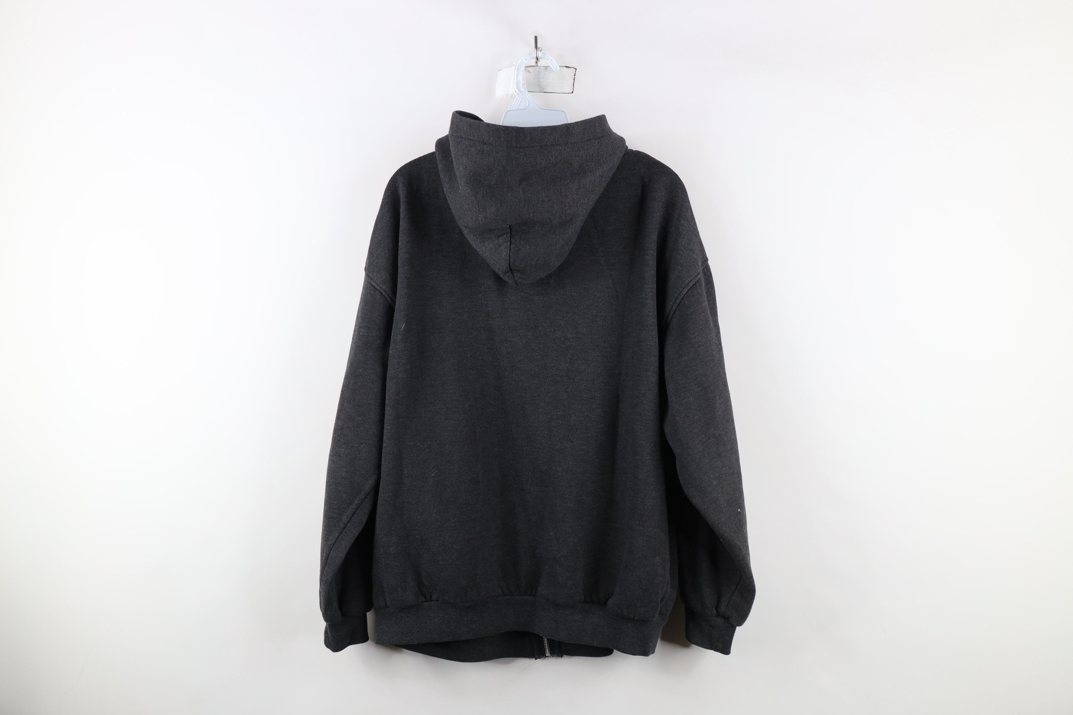 Vintage Vintage 90s Streetwear Heavy Thermal Waffle Knit Hoodie Size US L / EU 52-54 / 3 - 12 Thumbnail