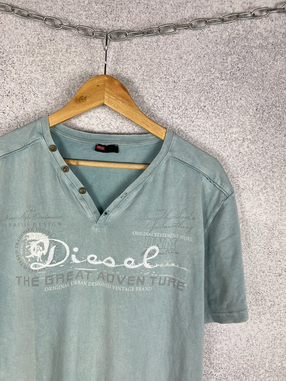 Diesel Vintage Y2K Diesel Big Logo Tee Size US L / EU 52-54 / 3 - 2 Thumbnail
