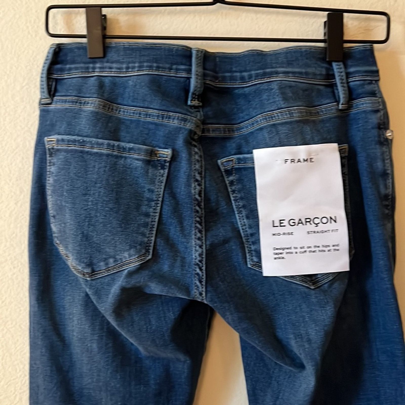 Frame Frame Le Garcon Straight Leg Jeans Size 24 Size 24" / US 00 / IT 34 - 5 Thumbnail