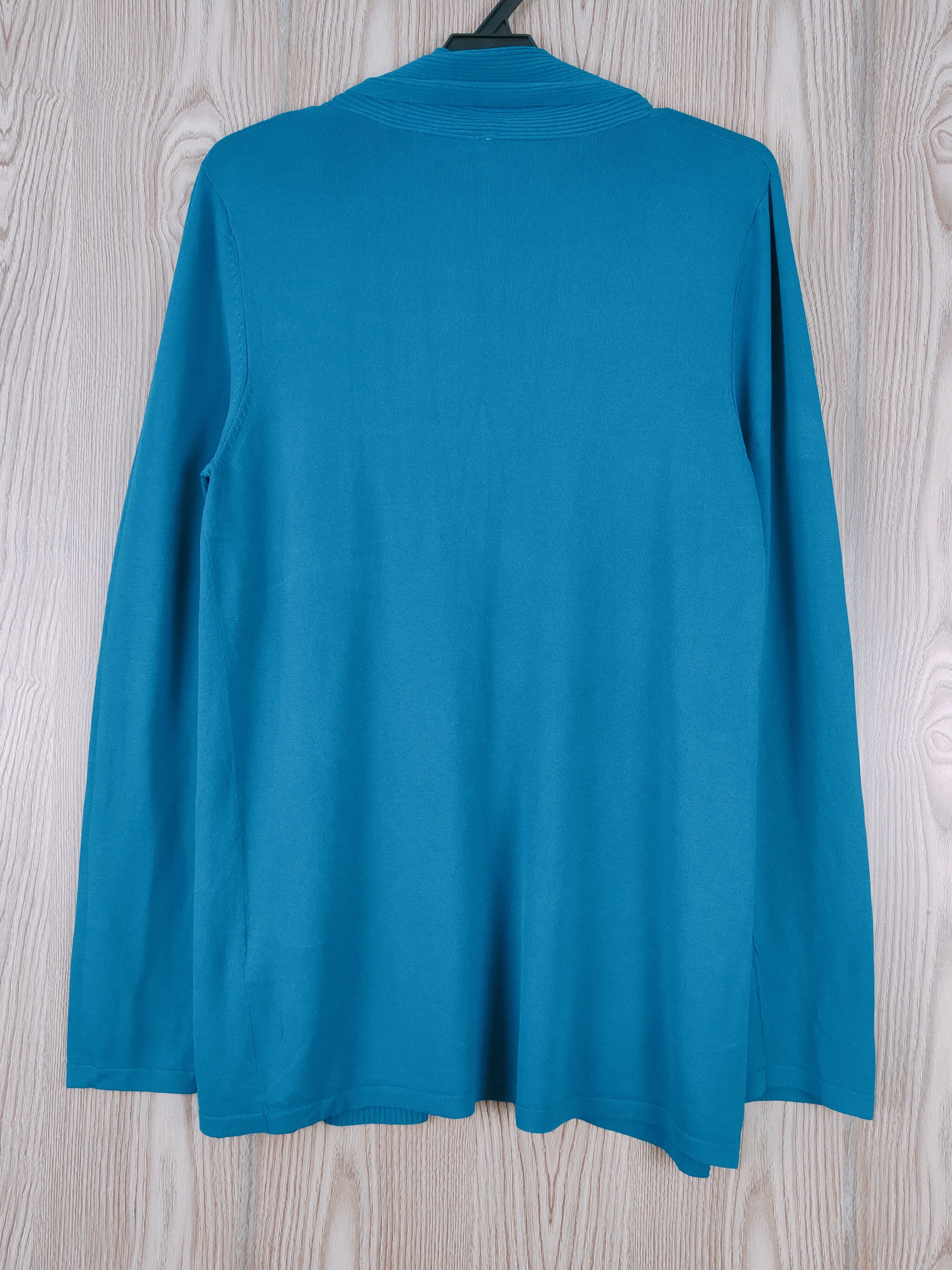 Homespun Knitwear × Japanese Brand Japanese Brand Blue Knitwear Cardigan #W805 Size L / US 10 / IT 46 - 7 Thumbnail