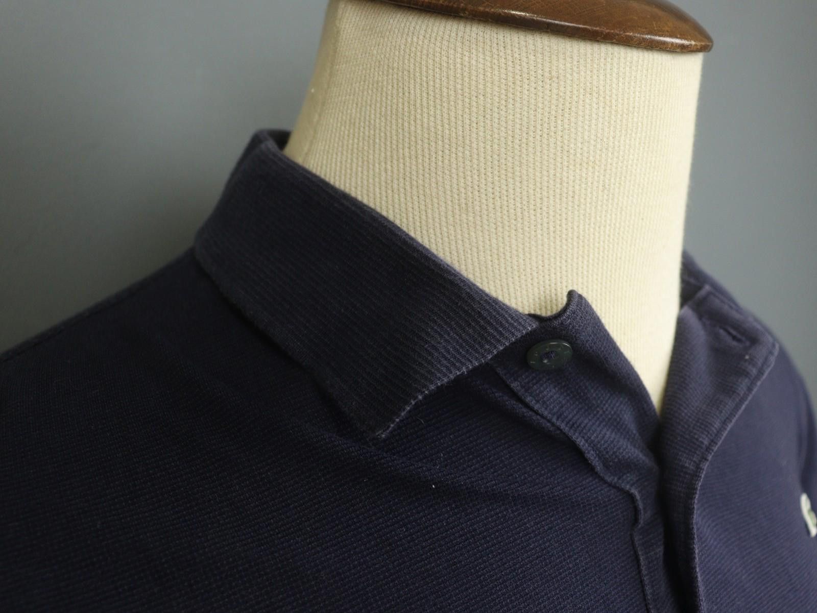 Lacoste Lacoste Navy Cotton Collar Popover Polo Shirt Size S/L Size US M / EU 48-50 / 2 - 6 Thumbnail