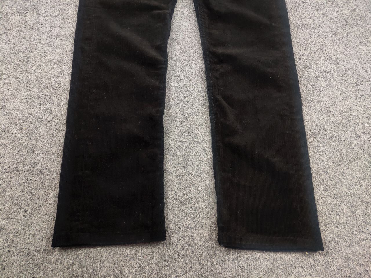 The Kooples The kooples Black Cordurou Straight Fit Trouser Pants Size US 30 / EU 46 - 4 Thumbnail