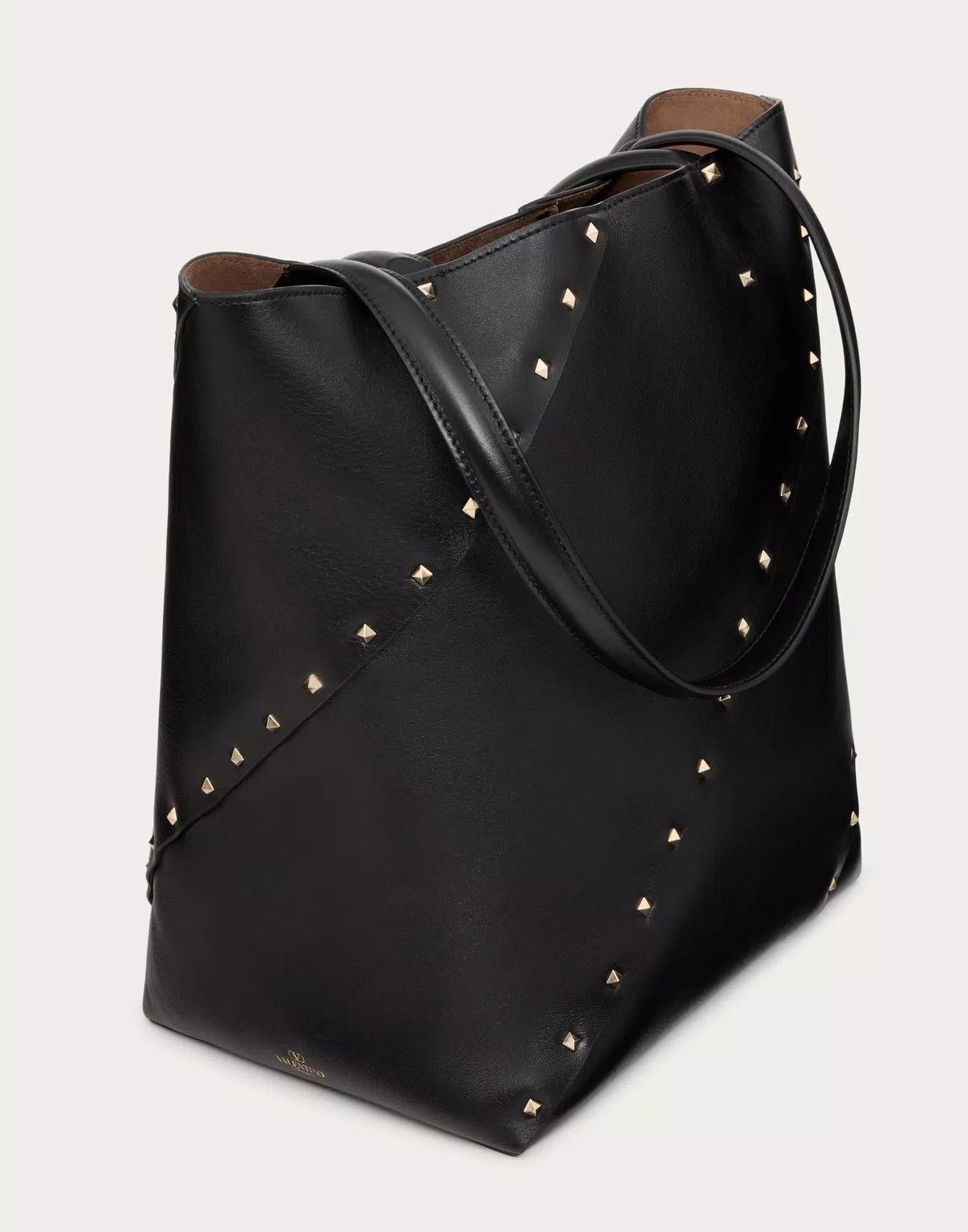 Valentino oc11z0725 Size:OS/ Wispy Shopping Bag In Calfskin in Black Size ONE SIZE - 5 Thumbnail