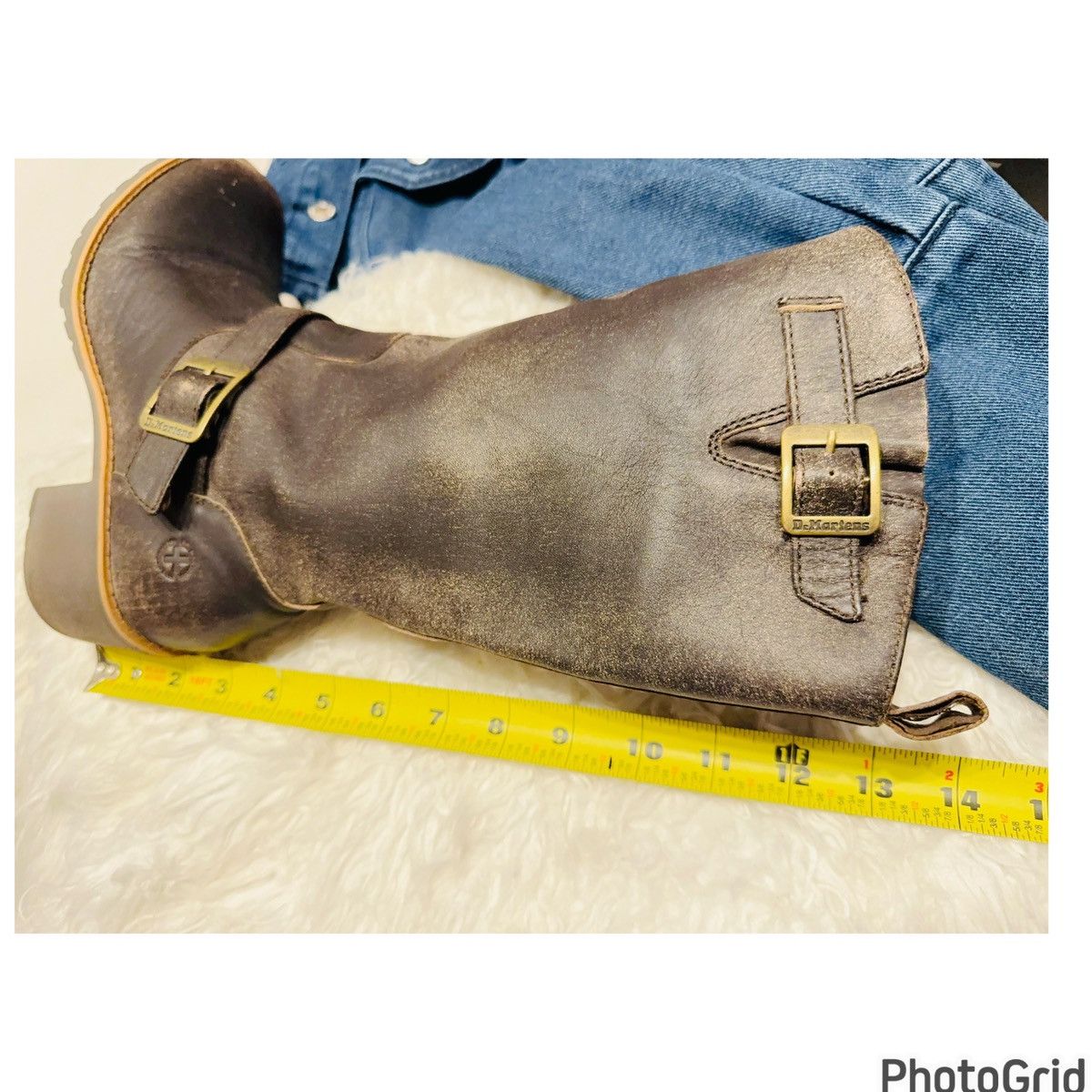 Dr. Martens Dr. Martens Becca Distressed Boots Size US 8 / IT 38 - 8 Thumbnail