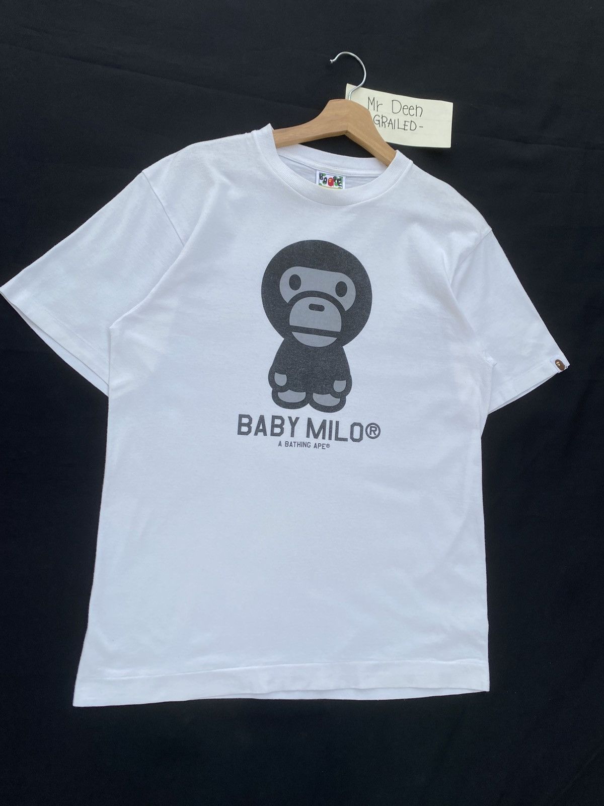 Bape Vintage Baby Milo A Bathing Ape White Tee Size US M / EU 48-50 / 2 - 3 Thumbnail