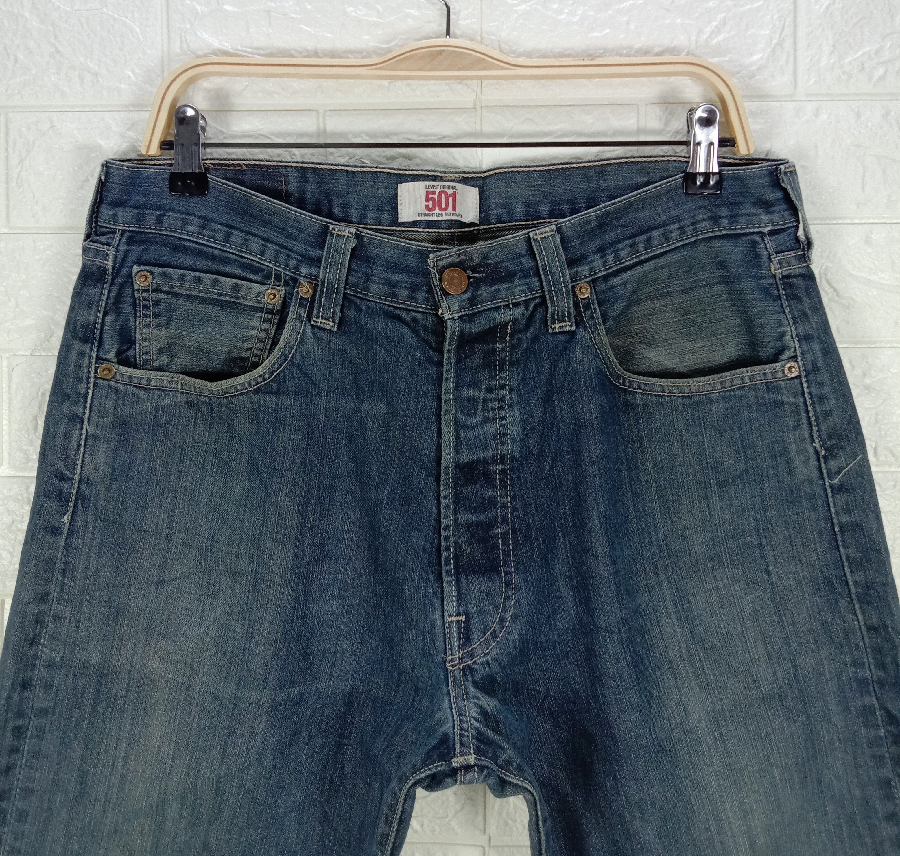 Levi's Vintage Levi's 501 Jeans Earth Tone Button Fly Denim Size US 34 / EU 50 - 2 Thumbnail