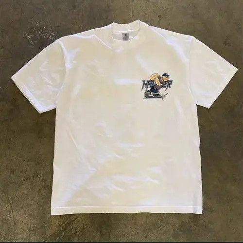 VIBE White street trend cartoon sailor print t-shirt Size US M / EU 48-50 / 2 - 6 Thumbnail