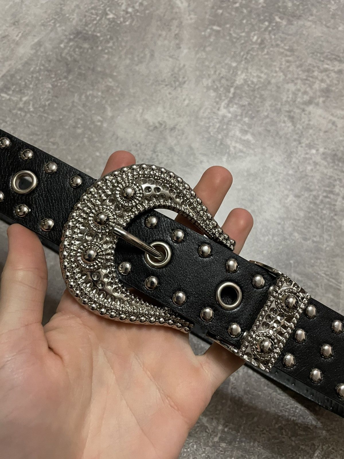 Other Vintage BB Simon Style Studded Y2K Belt Size ONE SIZE - 3 Thumbnail