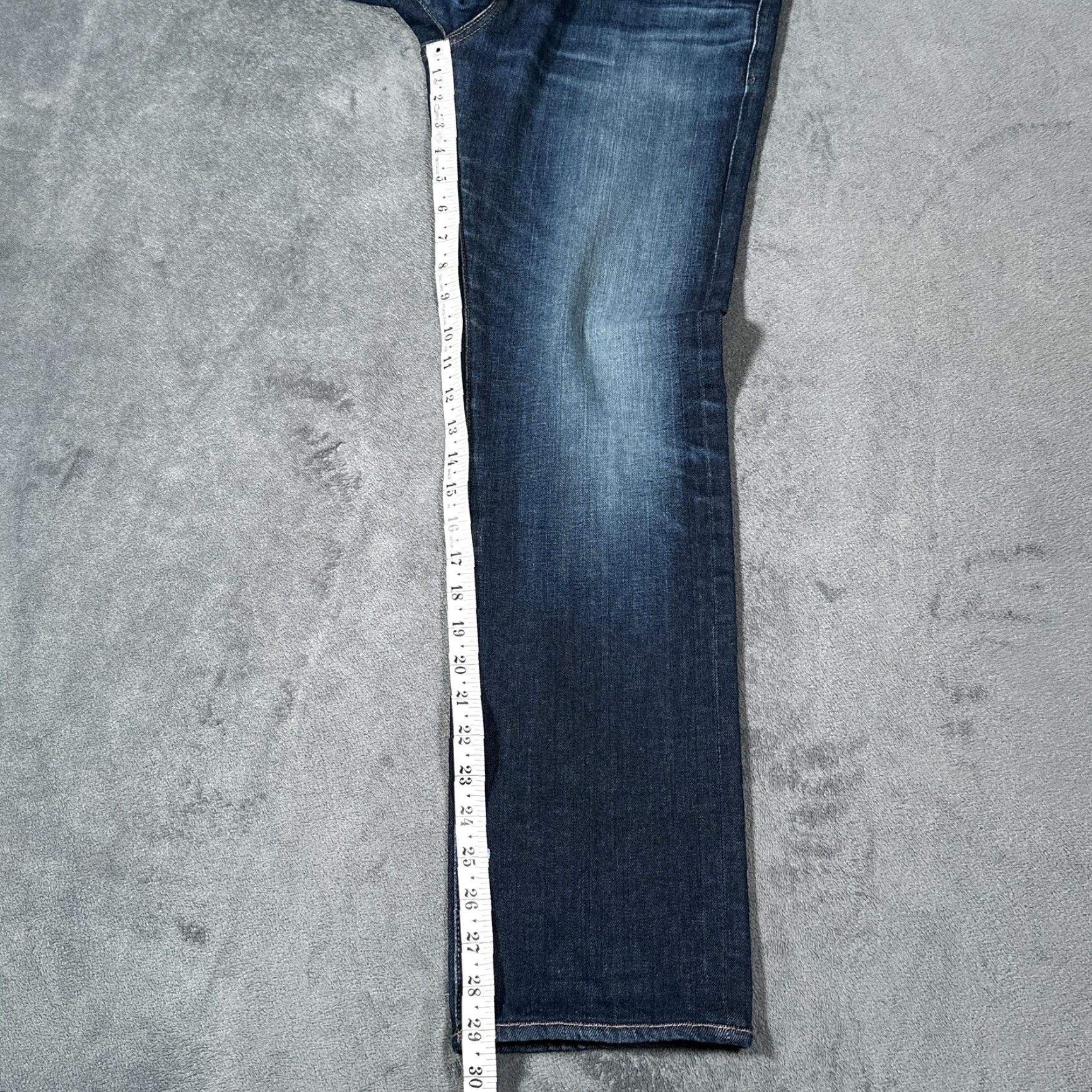 Denime AG Adriano Goldschmied Jeans Slim Straight 360 Denim 30 Blue Matchbox Mens Jeans Size US 30 / EU 46 - 3 Thumbnail