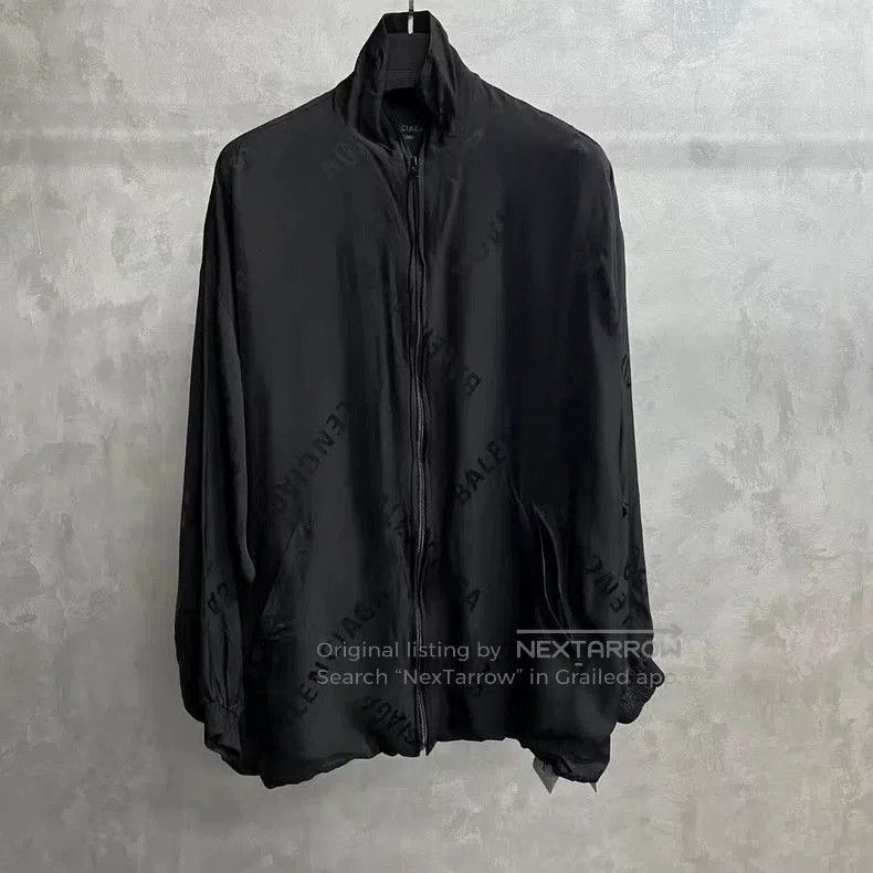 Balenciaga Balenciaga Black Logo Zip Jacket. Size US XS / EU 42 / 0 - 1 Thumbnail