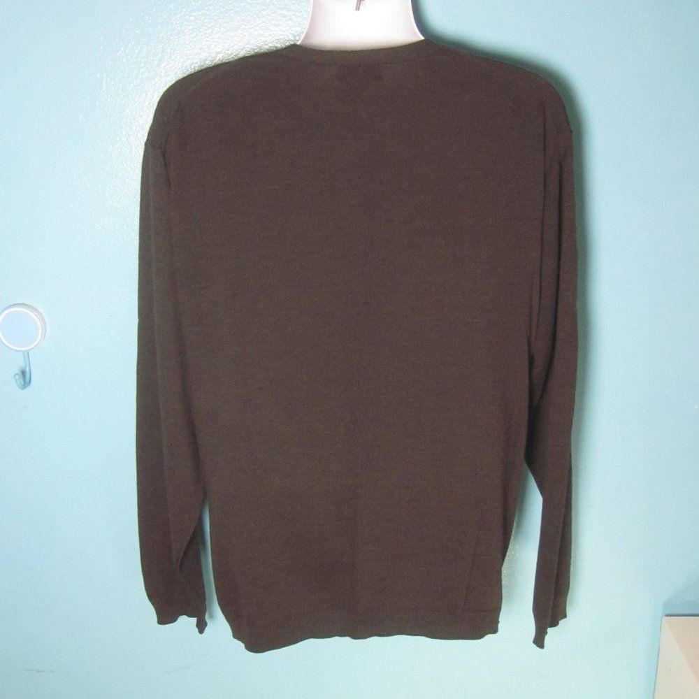 Banana Republic Men VINTAGE Banana Republic Extrafine Merino Wool Size XL Pullover VNeck Sweater Size US XL / EU 56 / 4 - 4 Thumbnail