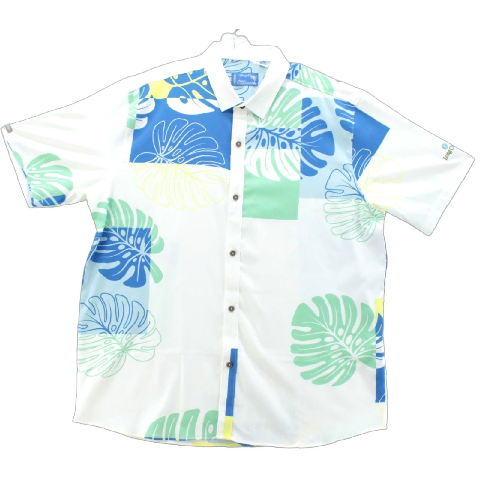 Vintage Straight Down Long Cove Shirt Mens XXL White Floral Golf Performance Hawaiian Size US XXL / EU 58 / 5 - 1 Thumbnail