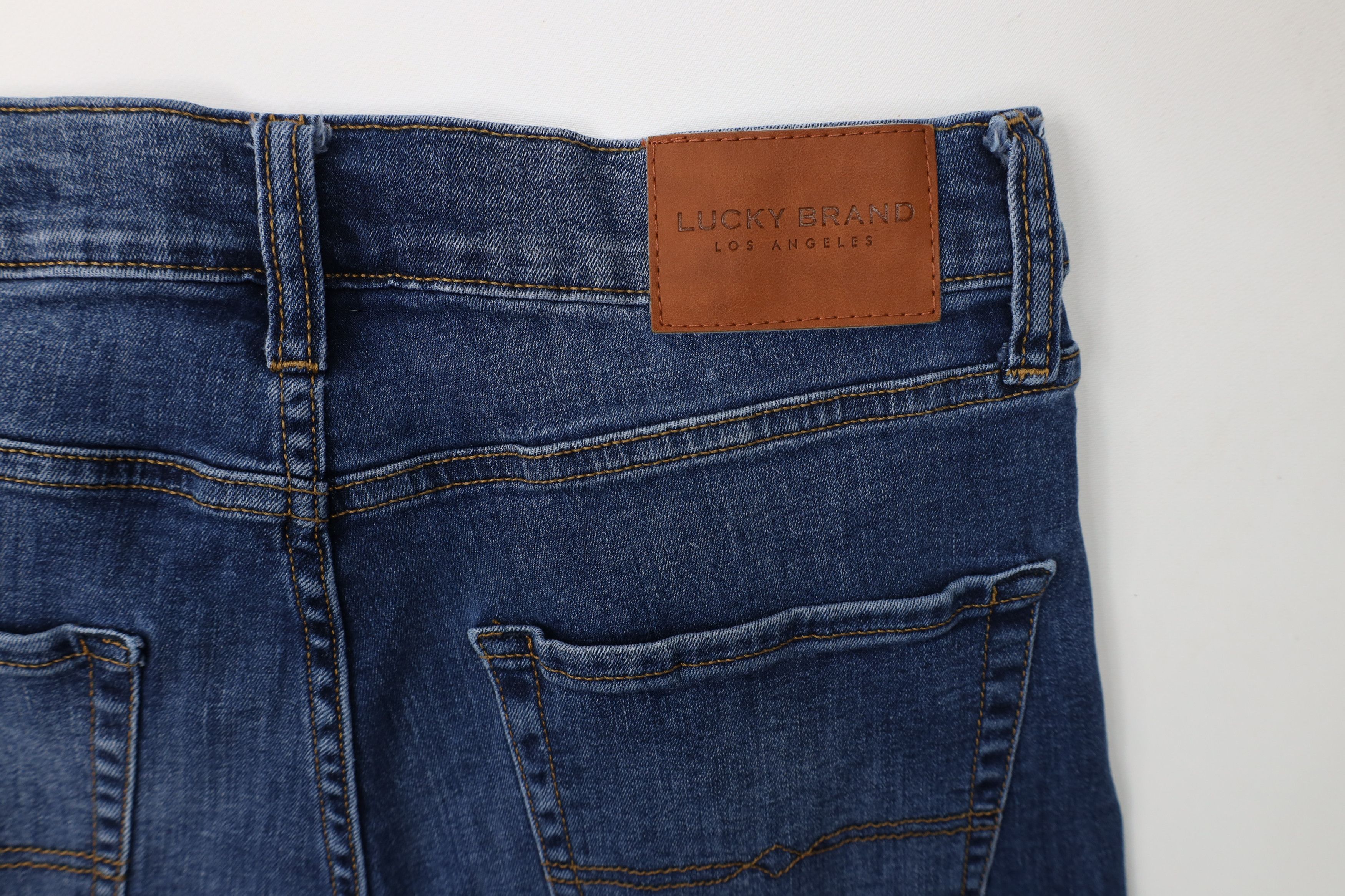 Lucky Brand × Vintage Vintage Y2K Lucky Brand Athletic Straight Leg Jeans Stretch Size US 32 / EU 48 - 14 Thumbnail