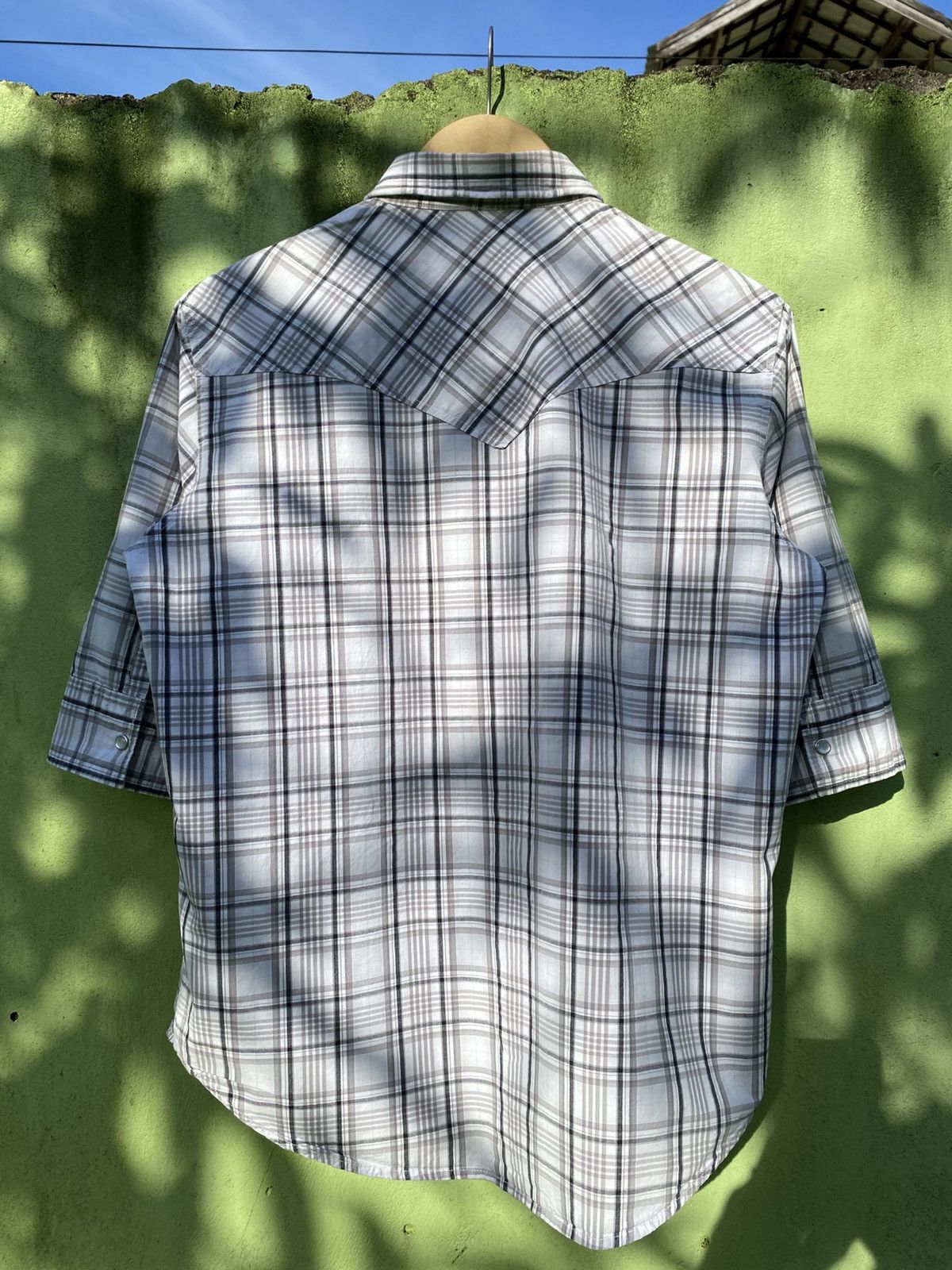 semanticdesign Semantic Design Vintage Western Plaid Snap Embroidery Detail Size US L / EU 52-54 / 3 - 10 Thumbnail