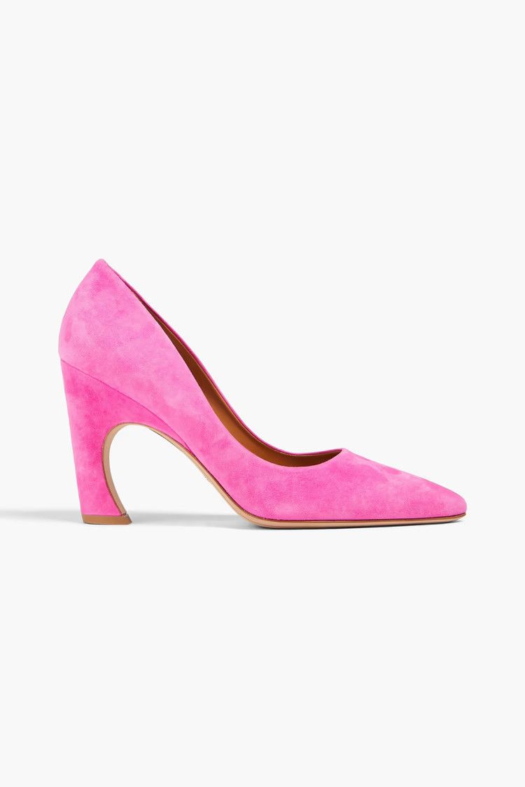o1y0825 Leather Pumps in Fuchsia