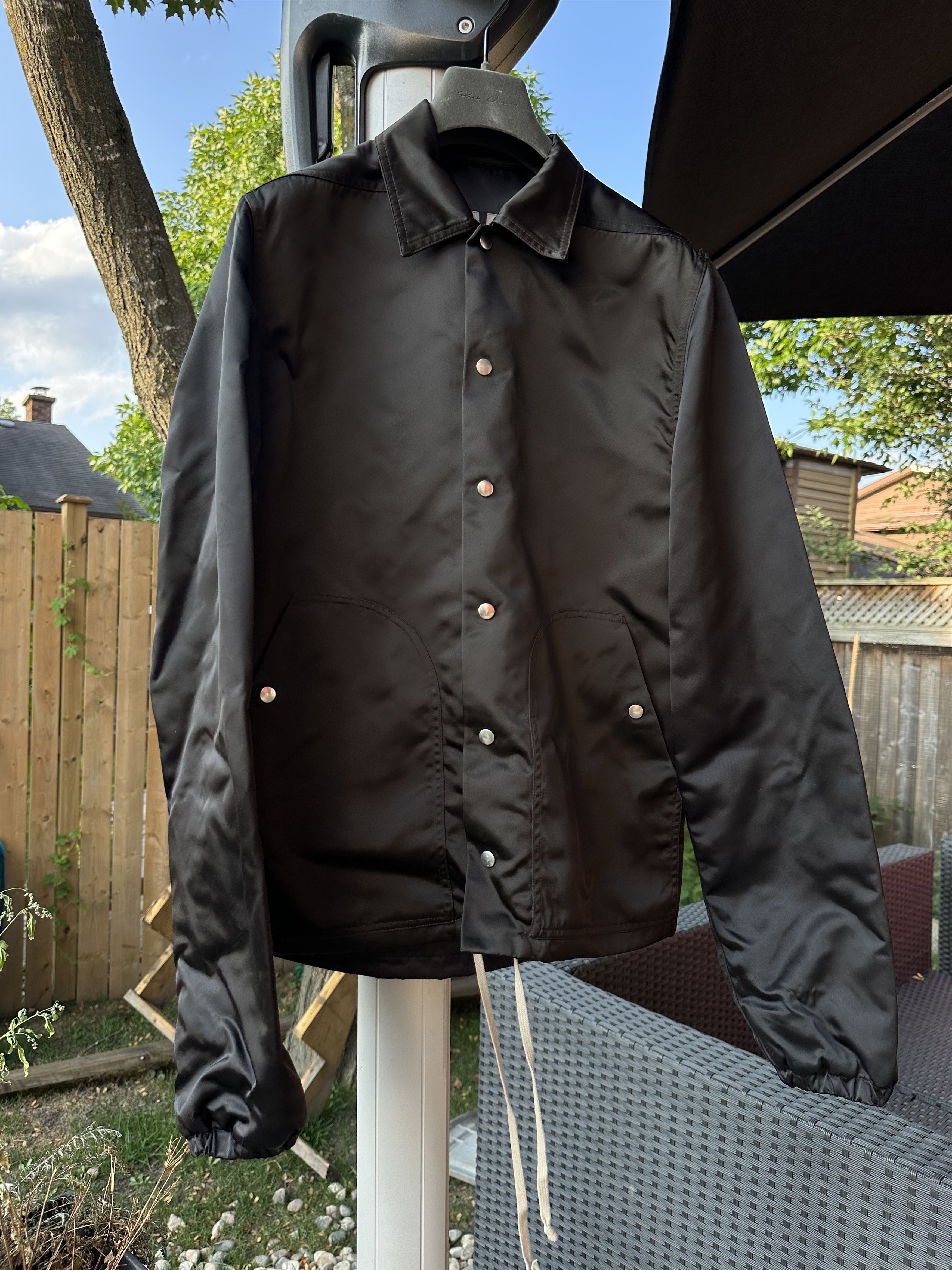 Rick Owens S/S 2020 Tecuatl Bauhaus Coach Jacket Size US S / EU 44-46 / 1 - 1 Thumbnail