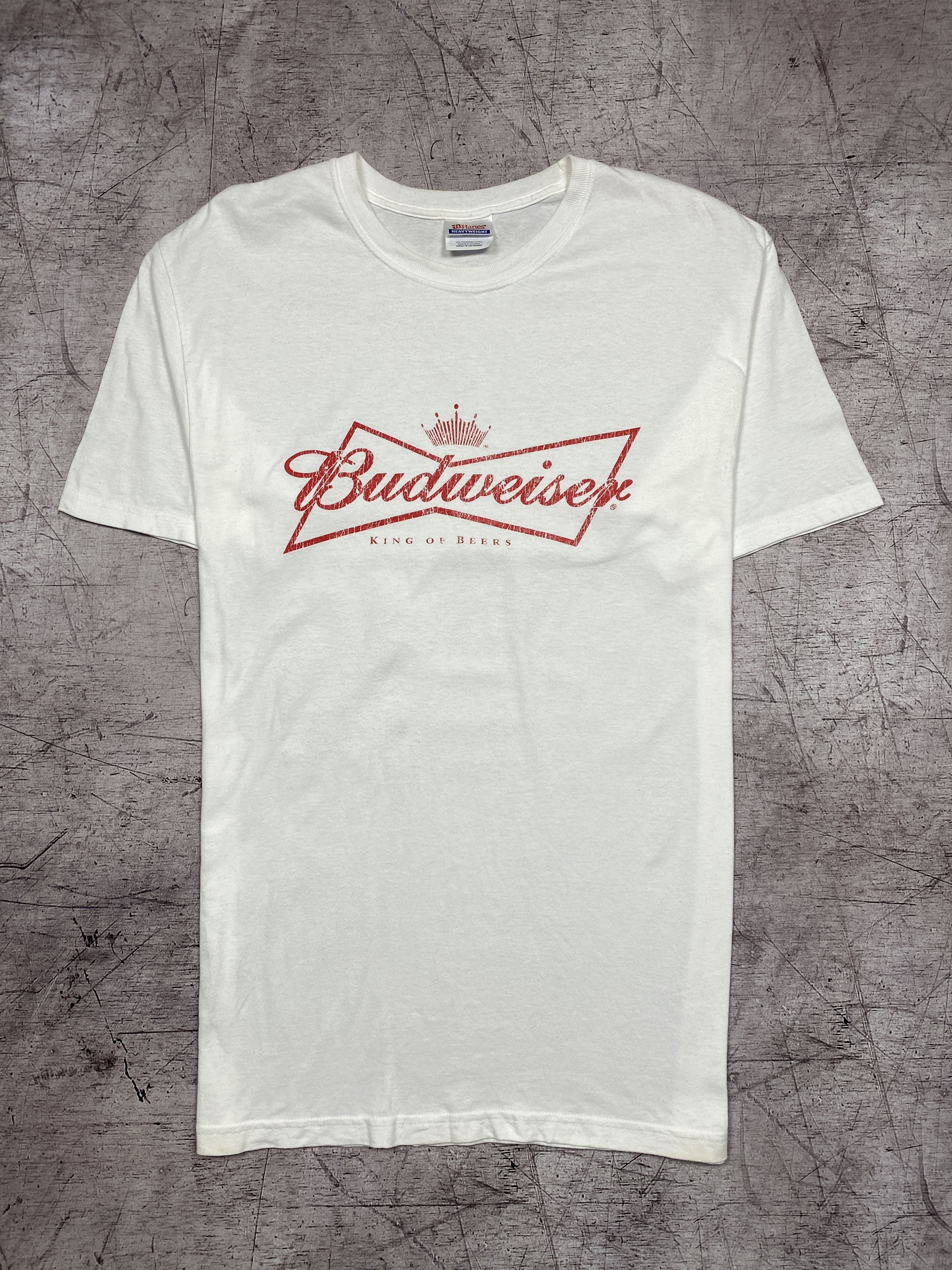 Budweiser Budweiser 90s Vintage Mens Crew Neck T-Shirt Size US M / EU 48-50 / 2 - 1 Thumbnail