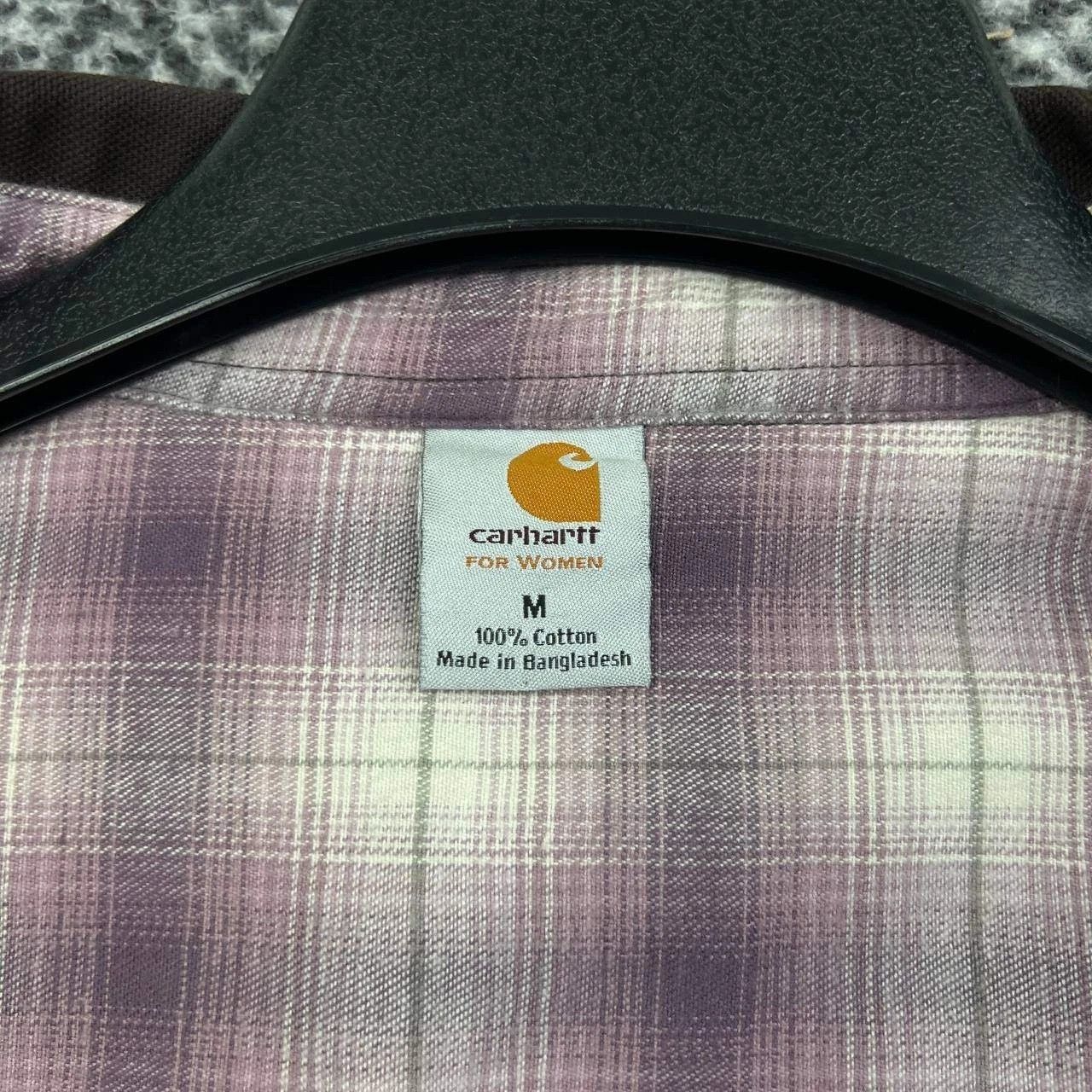 Carhartt Carhartt Shacket Women Flannel Plaid Button Up Cotton M Size M / US 6-8 / IT 42-44 - 5 Thumbnail