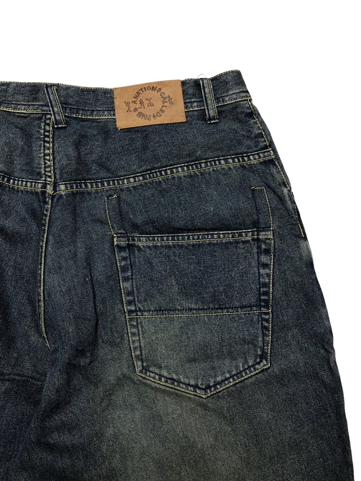 JNCO × Vintage PNB NATION baggy short pants Size US 32 / EU 48 - 6 Thumbnail