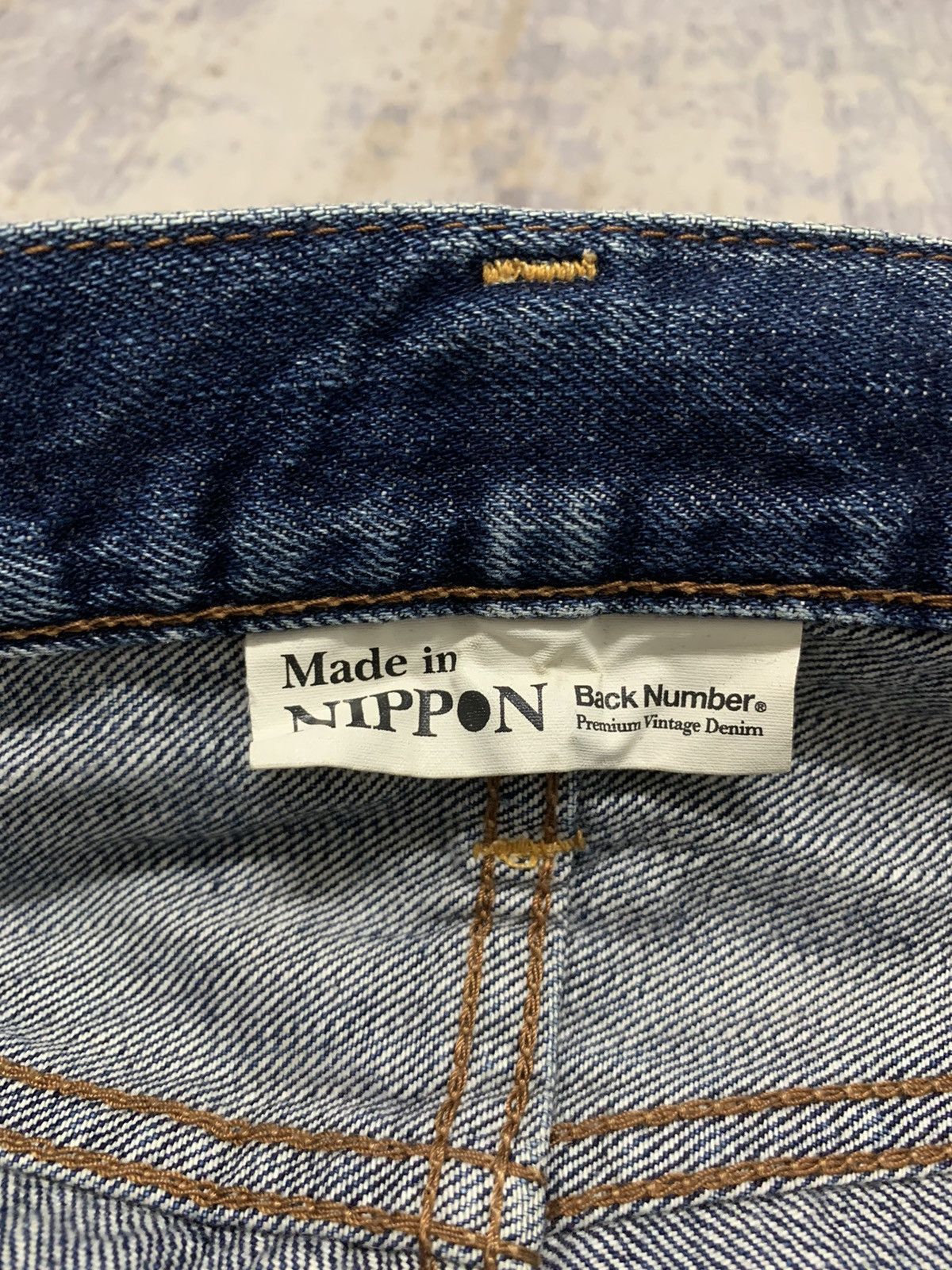 Japanese Brand Archive Japanese Back Number Distressed WWII Style 31 Size US 31 - 17 Thumbnail