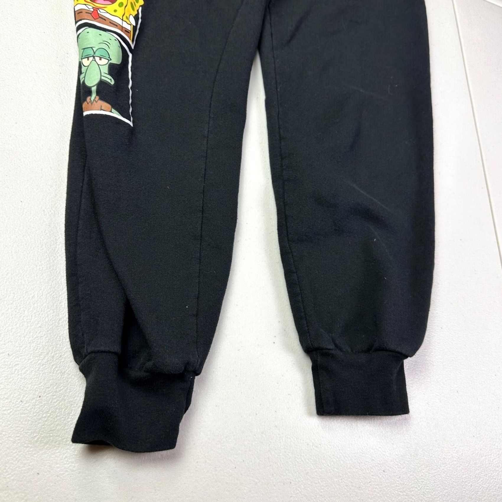 Nickelodeon VINTAGE Spongebob Squarepants Sweatpants Women M Black Cotton/Polyester NickeloDean? Size 32" / US 10 / IT 46 - 2 Thumbnail