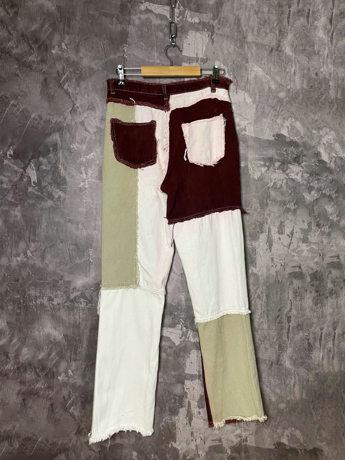 Vintage Vintage Japanese Patchwork Jeans y2k streetwear Size 28" / US 6 / IT 42 - 2 Thumbnail