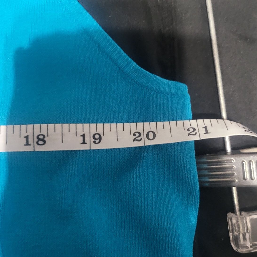 Other Draper's & Damon Neon Blue Sleeveless Shirt - XL Size XL / US 12-14 / IT 48-50 - 4 Thumbnail