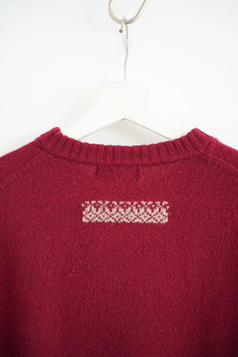 Yohji Yamamoto Yohji Yamamoto 09 Bordeaux Red National Style Sweater 2503- Size US M / EU 48-50 / 2 - 5 Thumbnail