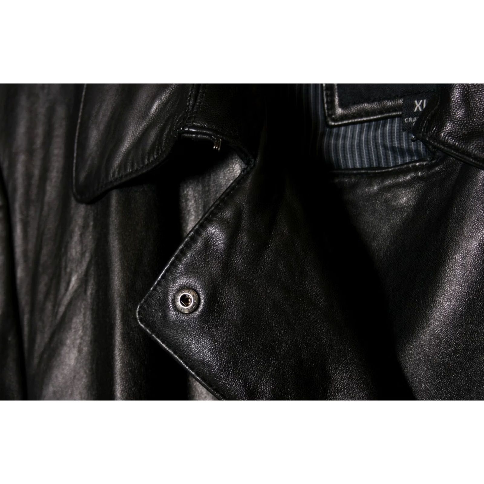 Vintage VINTAGE WILSONS Pelle Studio Black Leather Snap Button Belted Coat Women's XL Coat Mens? Size XL / US 12-14 / IT 48-50 - 3 Thumbnail