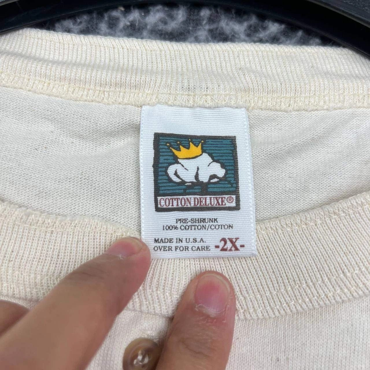 Other Vintage Wings & Wheels II 2X Cotton Deluxe Henley Deadstock Size US XXL / EU 58 / 5 - 3 Thumbnail