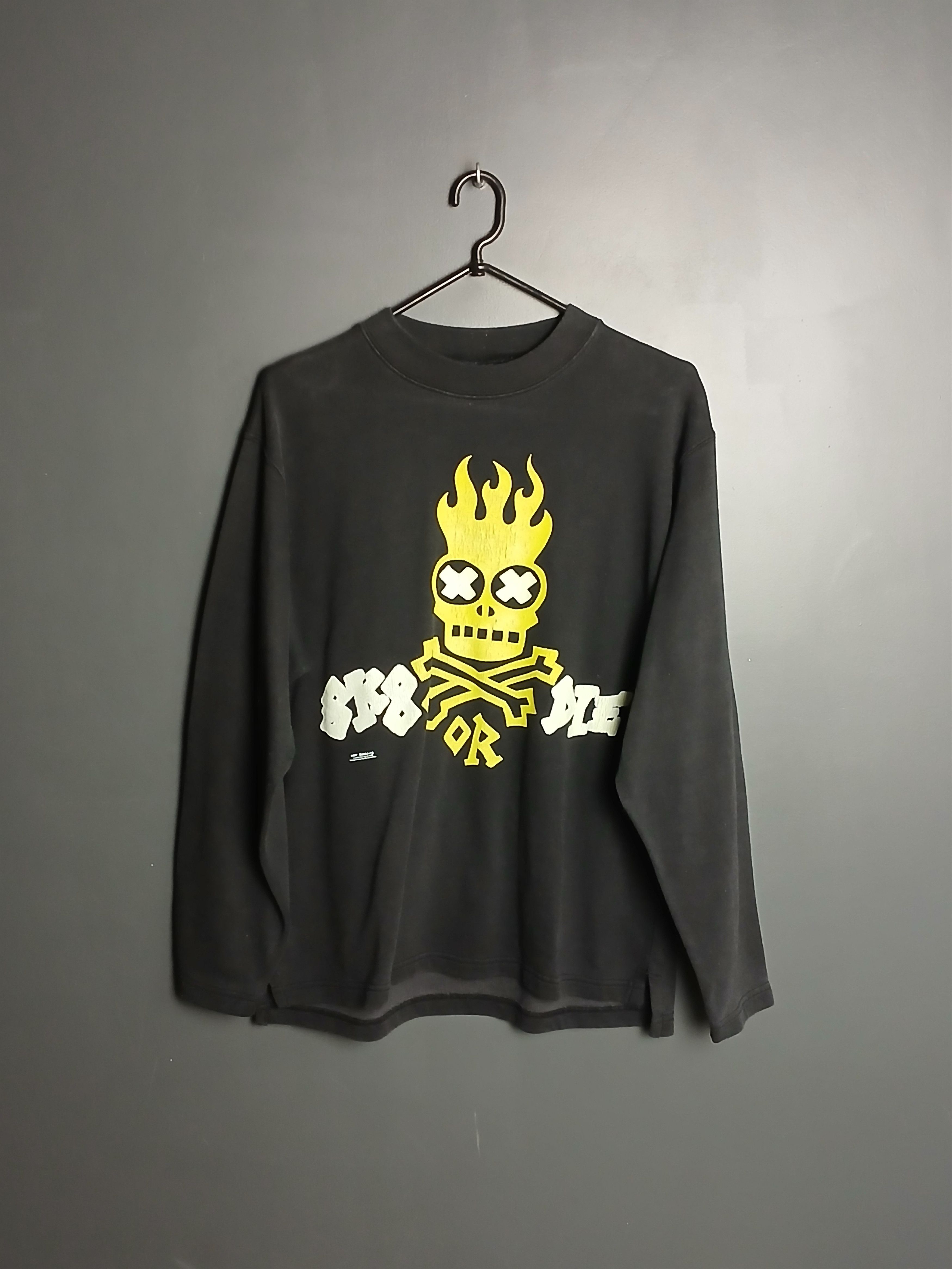The Simpsons × Vintage Vintage The Simpsons Skate Or Die Skategang Sweatshirt Size US M / EU 48-50 / 2 - 1 Thumbnail