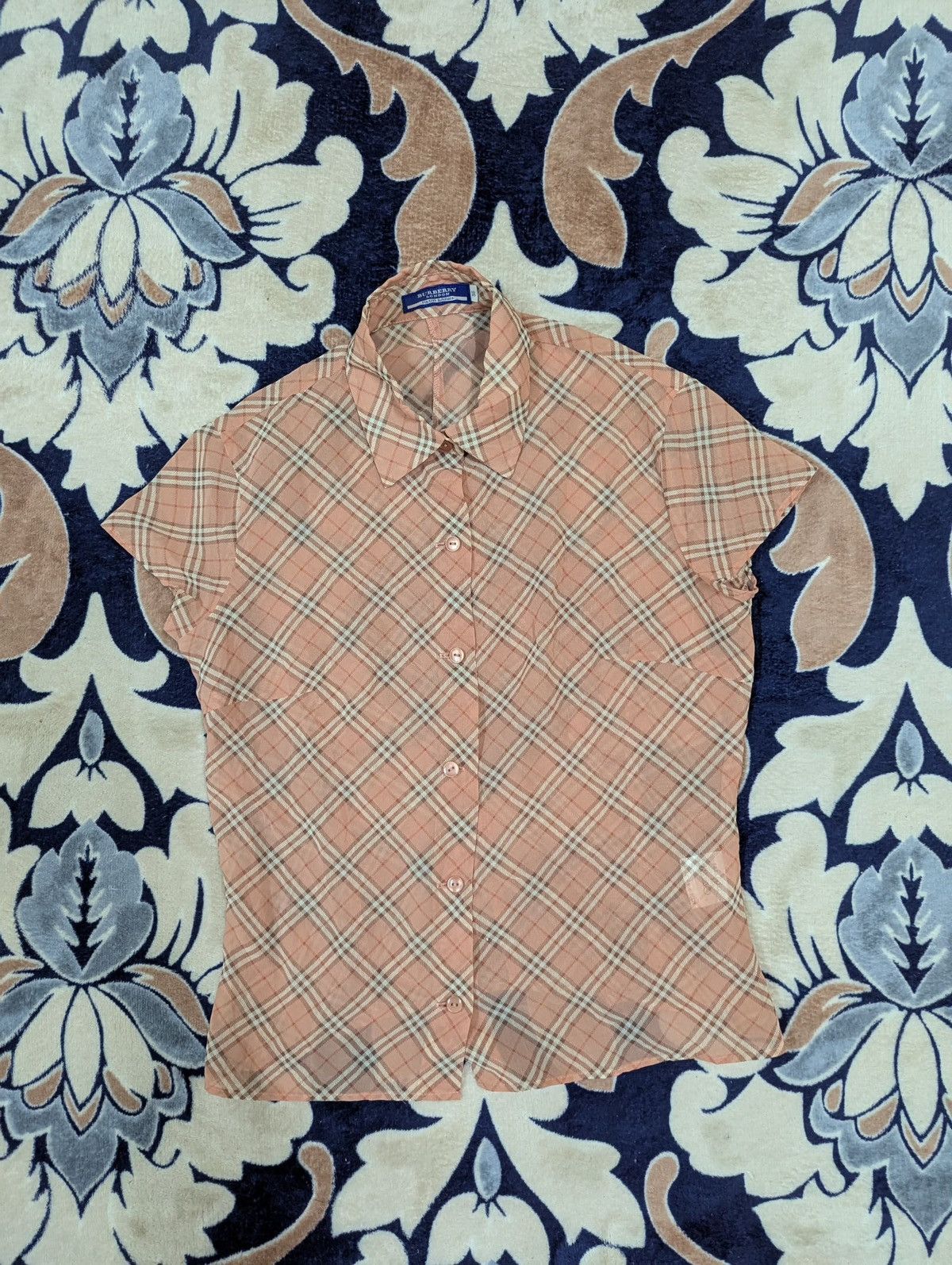 Burberry Burberry Nova Check Tank Top Shirt Size XS / US 0-2 / IT 36-38 - 1 Thumbnail
