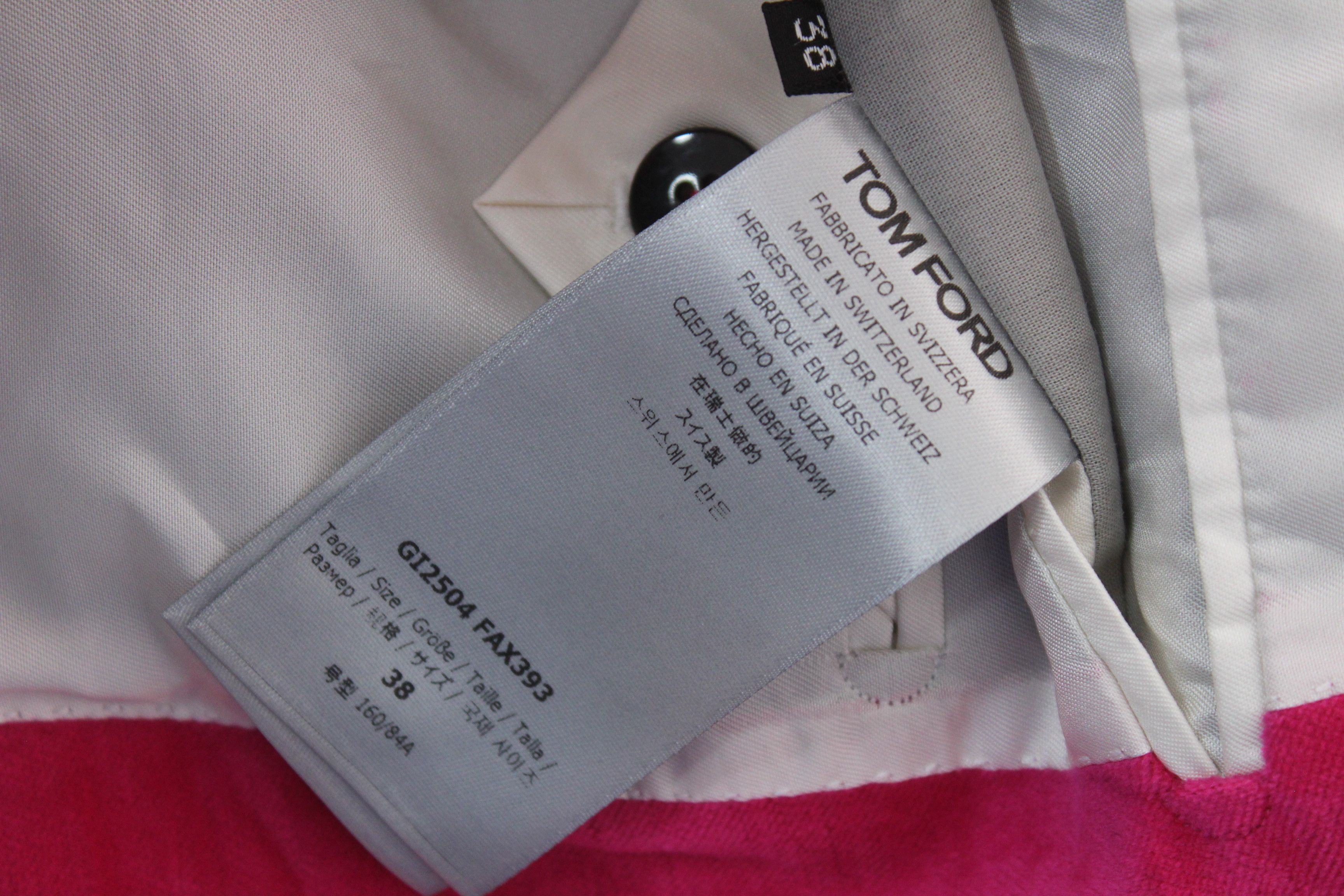 Tom Ford Tom Ford Blazer Jacket Size 38 Made In Switzerland Size XS / US 0-2 / IT 36-38 - 21 Thumbnail