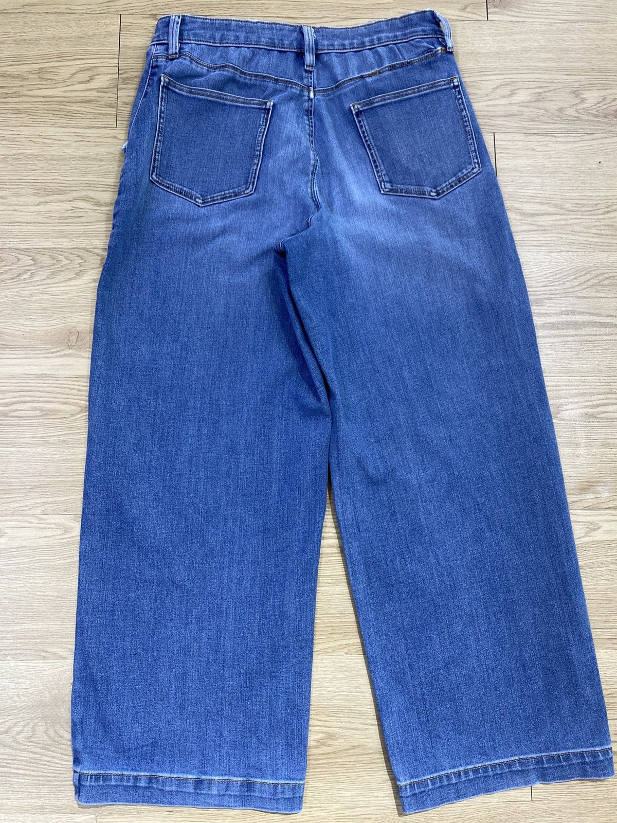 Japanese Brand Japanese Brand Acid Blue Wash Style Baggy Jeans Size US 28 / EU 44 - 3 Thumbnail