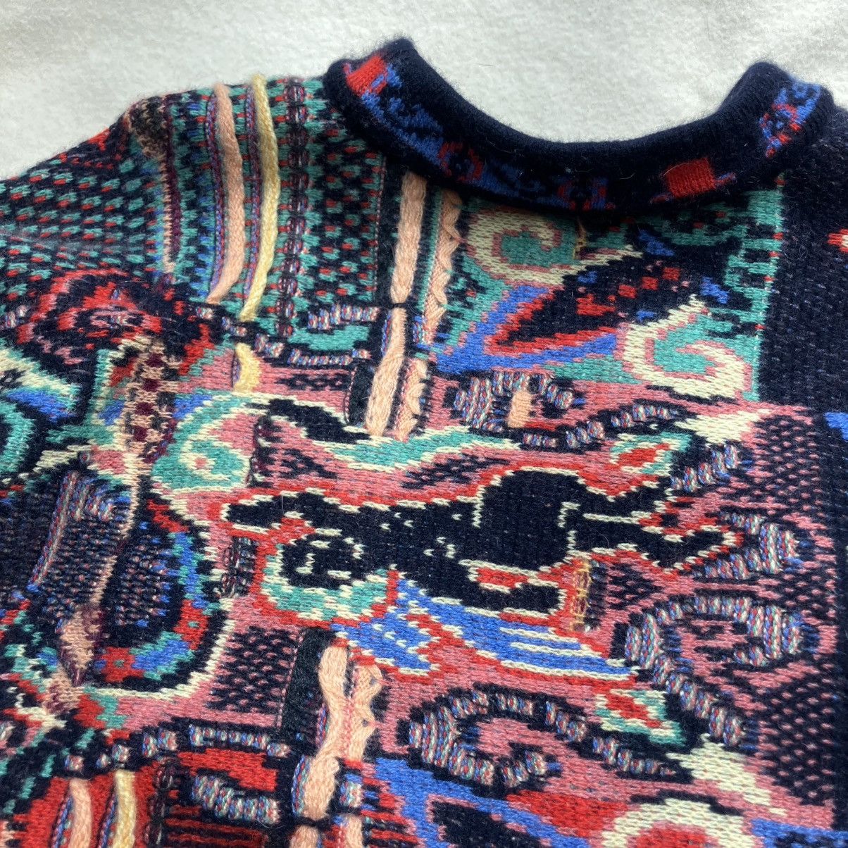 Coogi Vintage coogi cashmere textured knit sweater Size US L / EU 52-54 / 3 - 2 Thumbnail