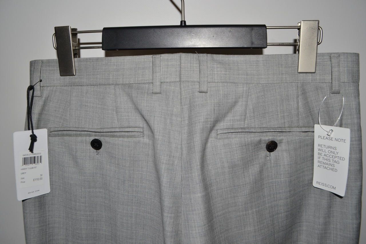 Reiss Reiss Harry Wool Blend Blazer Trousers Classic Suit 40R 32R Size 40R - 16 Thumbnail