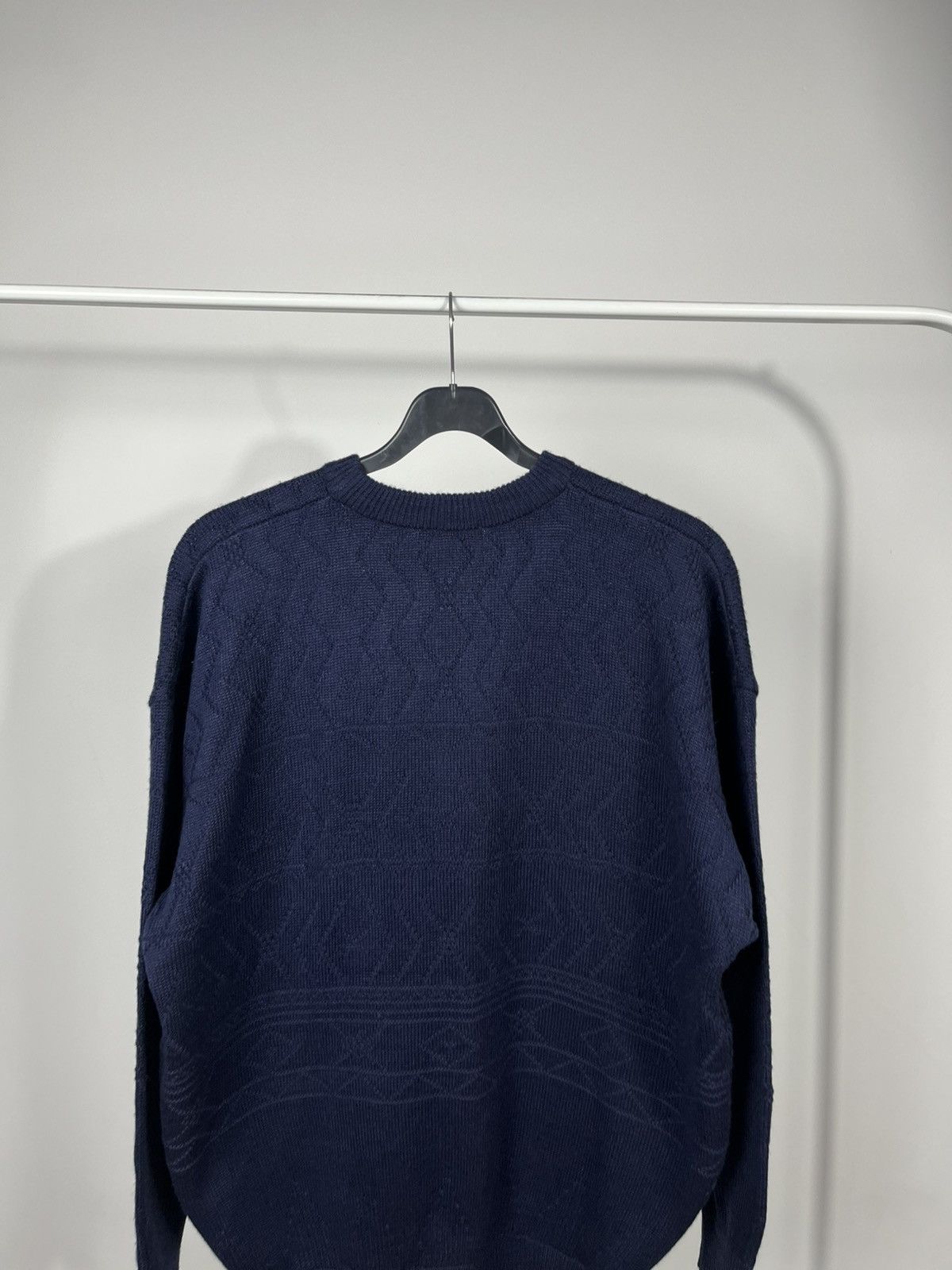 Other Vintage Navy Knit Sweater Hunting Embroidery Dog Man Size US M / EU 48-50 / 2 - 11 Thumbnail