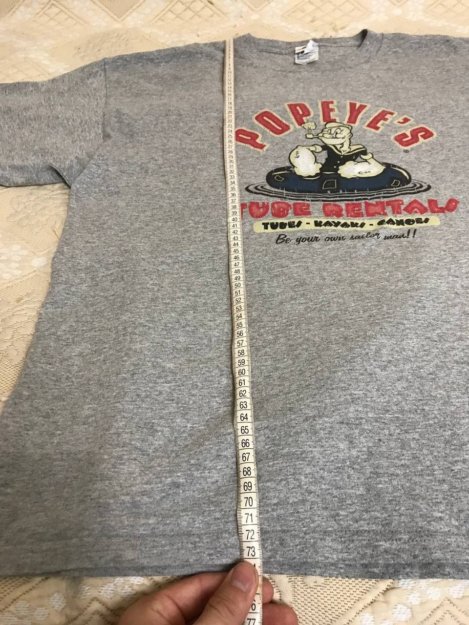 Universal Studios 🔥 Popeye Universal Studios Cartoon 90s T Shirt USA Vintage Size US XL / EU 56 / 4 - 13 Thumbnail