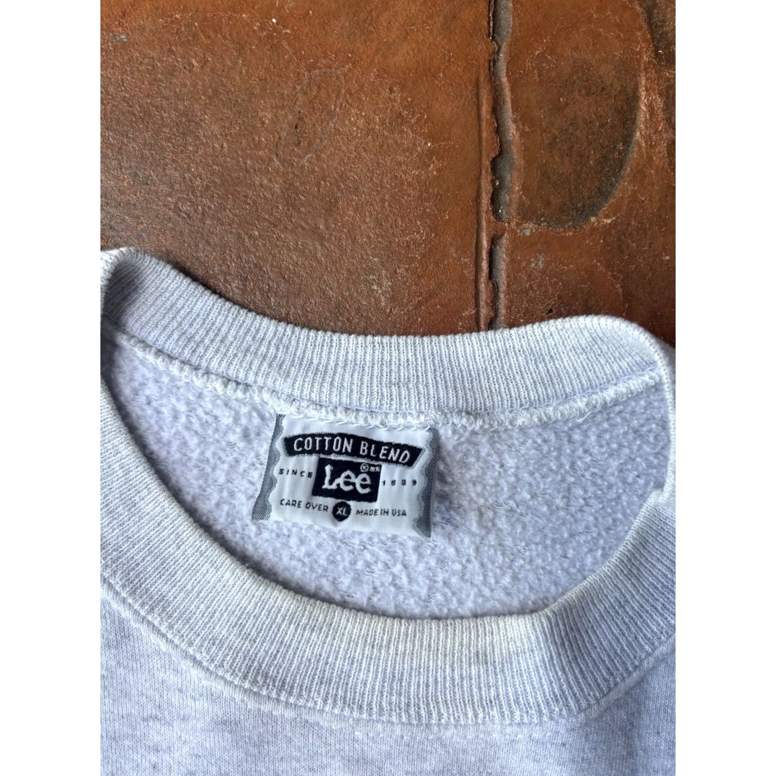 Lee VINTAGE Lee Harvard University Crewneck Sweatshirt XL Gray Men Crew Neck Pullover Twill Cotton Blend Logo Sports University Size US XL / EU 56 / 4 - 2 Thumbnail