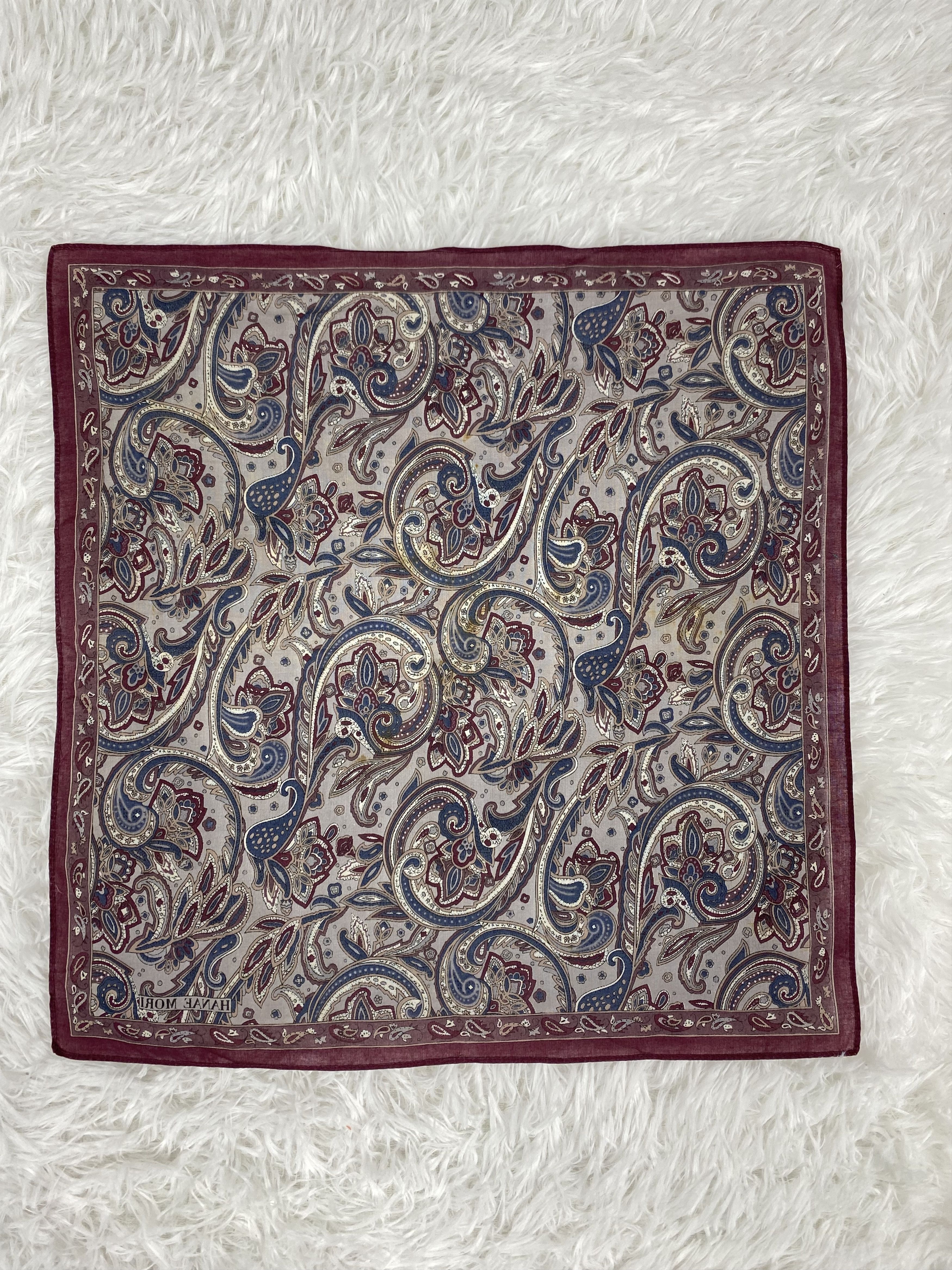 Hanae Mori × Vintage Vintage Hanae Mori Handkerchief PH0167 Size ONE SIZE - 4 Thumbnail
