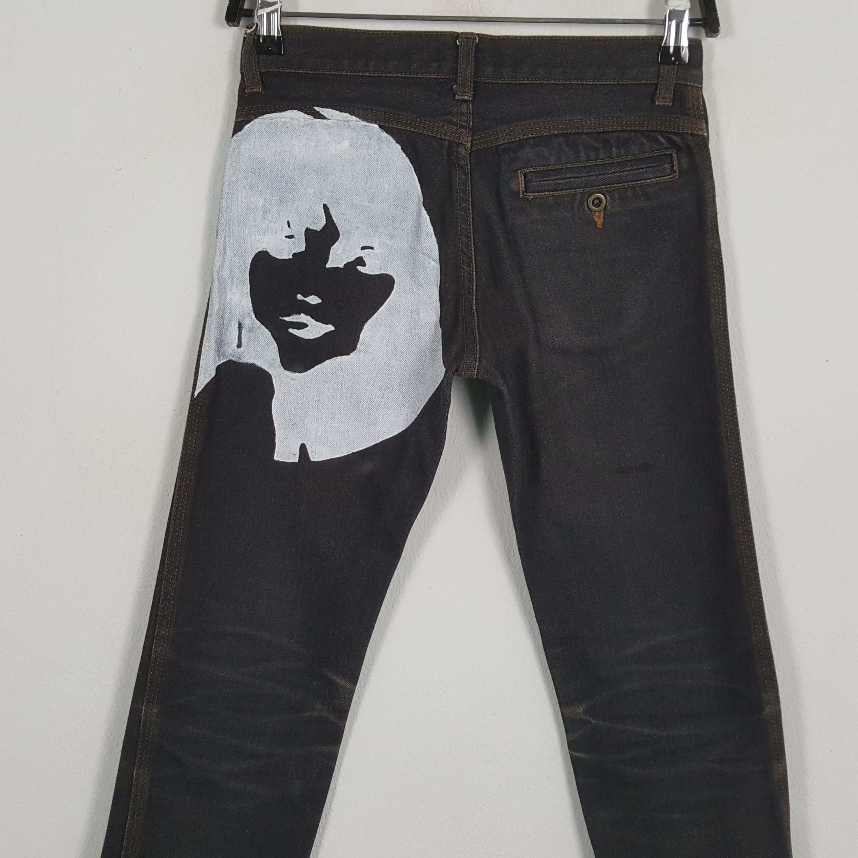 Hysteric Glamour HYSTERIC GLAMOUR Fashion Style Streetwear Custom Art Jeans Size 26" / US 2 / IT 38 - 2 Thumbnail